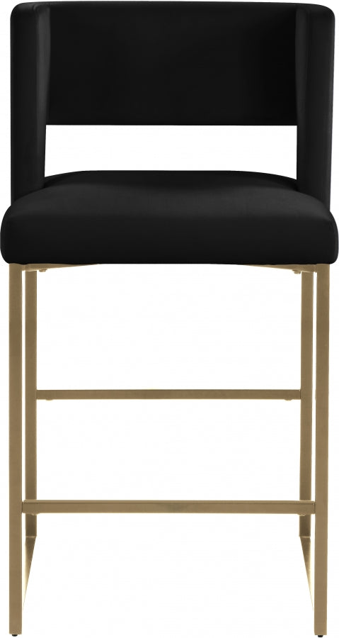 Rockstar Velvet Counter Stool Set of 2
