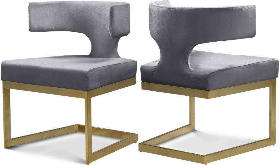 Wang Velvet Dining Chair Set of 2