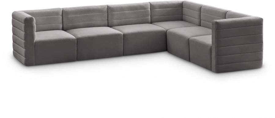 Gisele Velvet Modular Cloud-Like Comfort Sectional