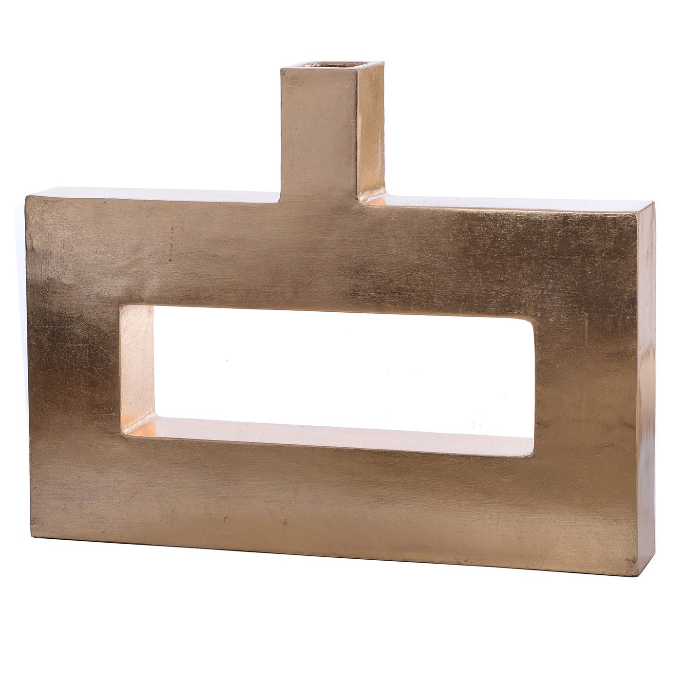 Pont Vase- Short | Gold Leaf Finish On Resin