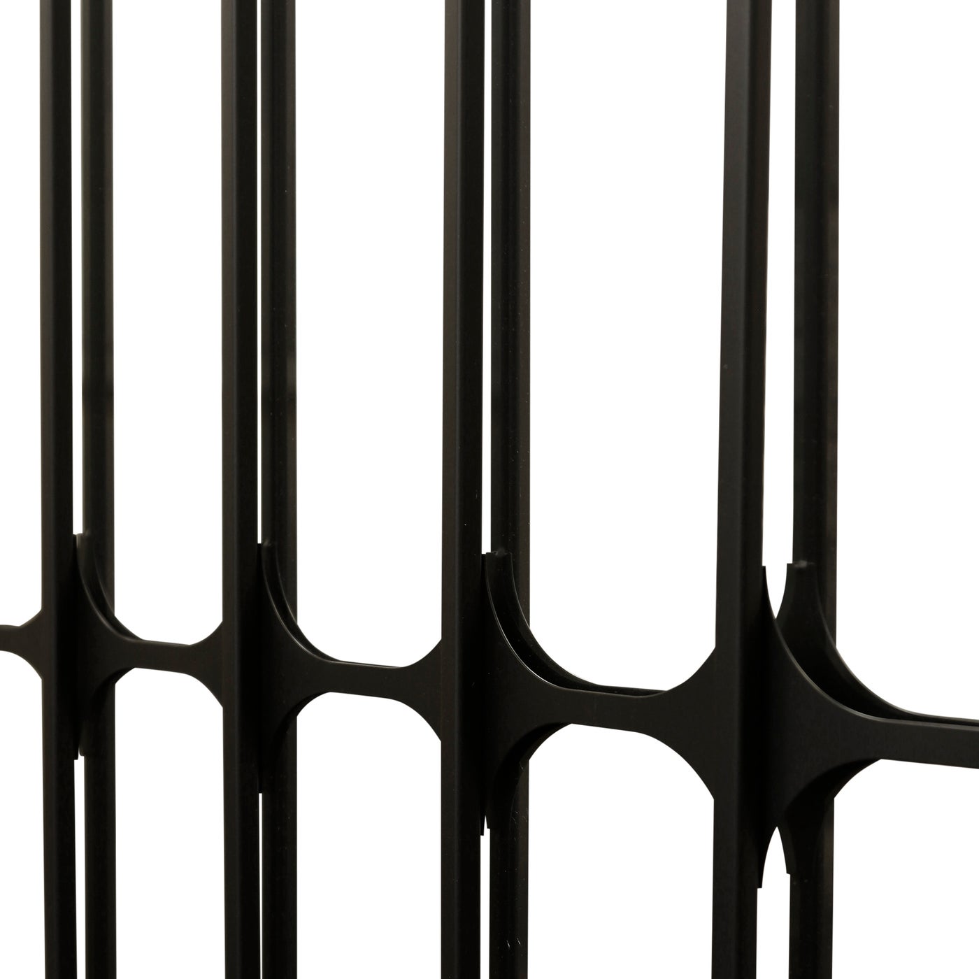 Swindell Floor Mirror | Industrial Window Pane Design In Matte Black Finish | 84 H X 32 W X 2 D