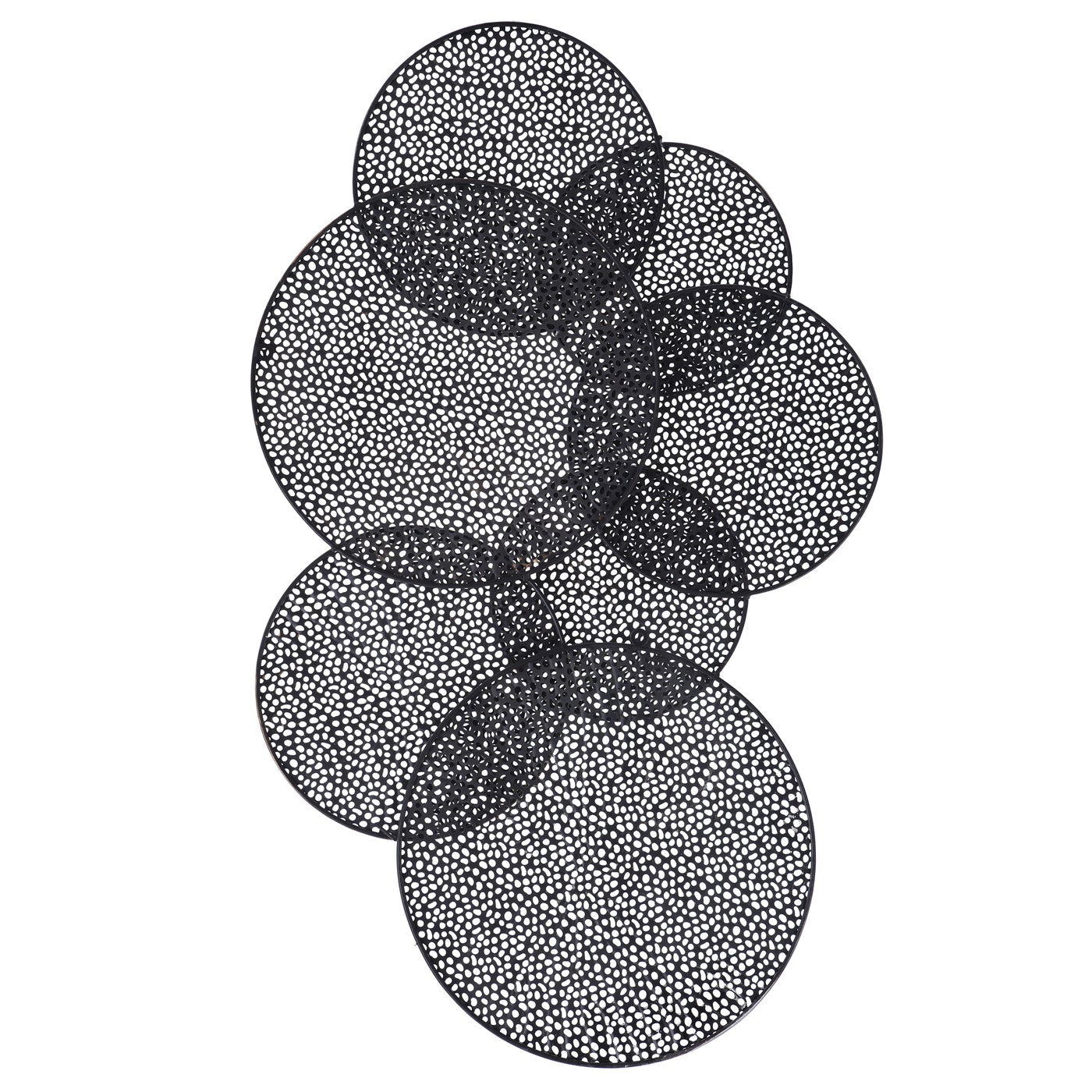 Sahara Metal Art | Gold Silver And Iron Finish On Metal Disk Wall Sculpture