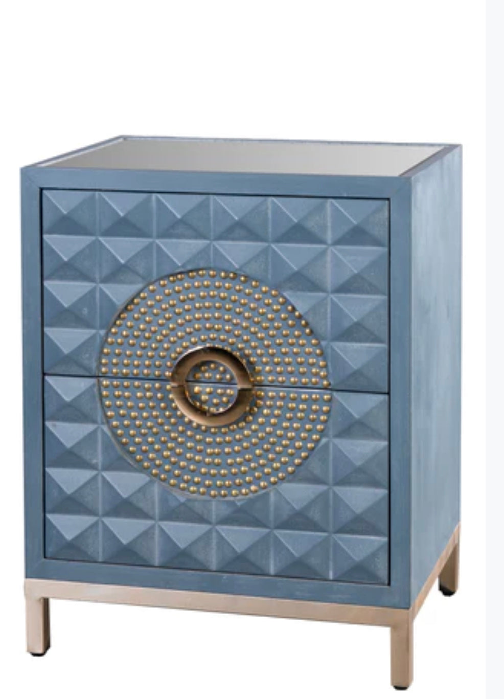 ZELDA STUDDED NIGHTSTANDS