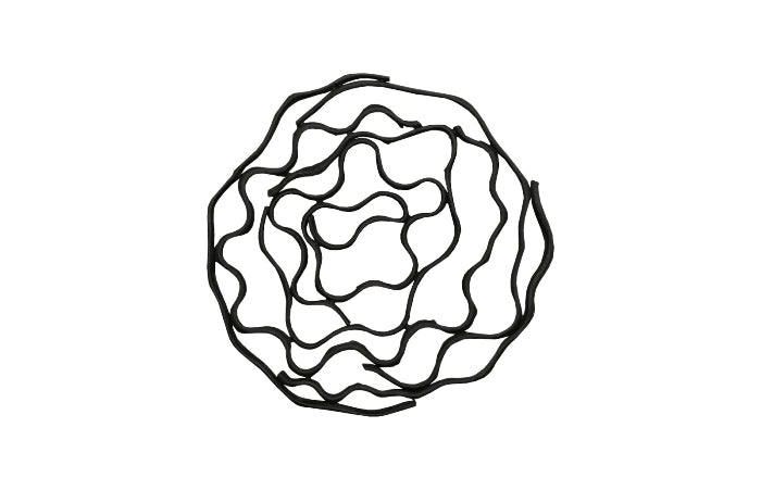 Vine Black Wall Flower