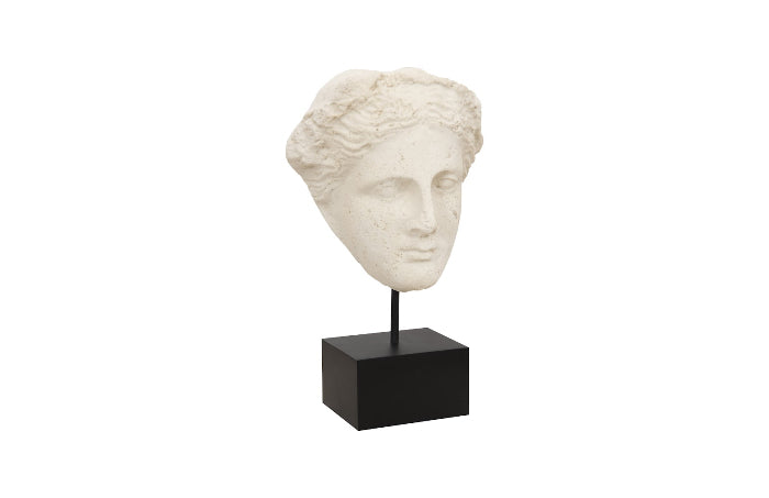 Vesuvius Maiden Head on Base White Stone