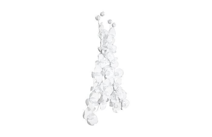 Orchid Dress White Wall Art