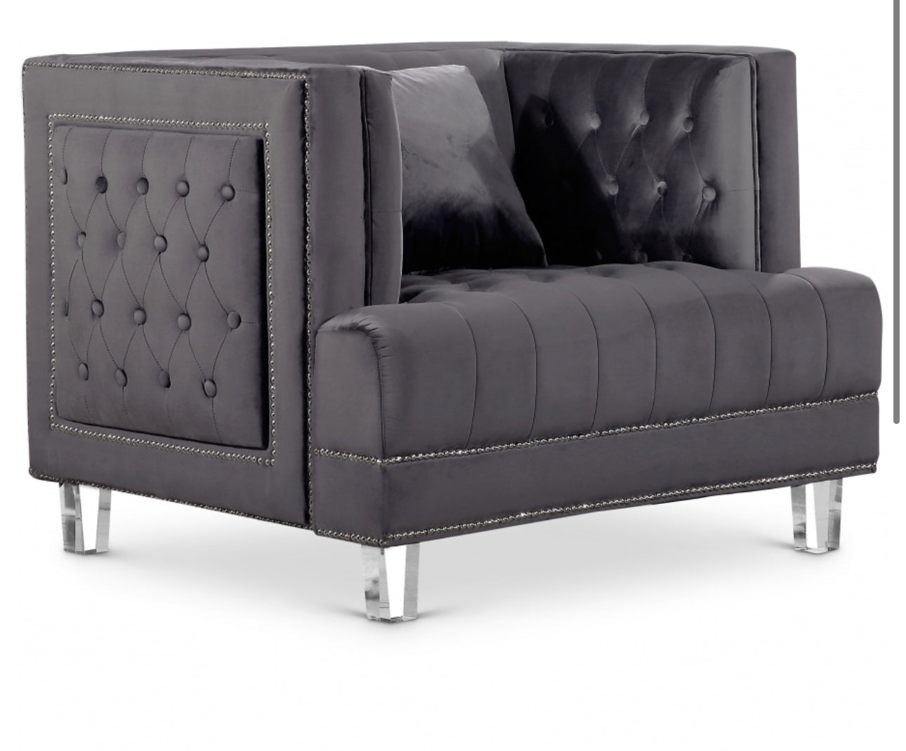 Diamond Velvet Chair