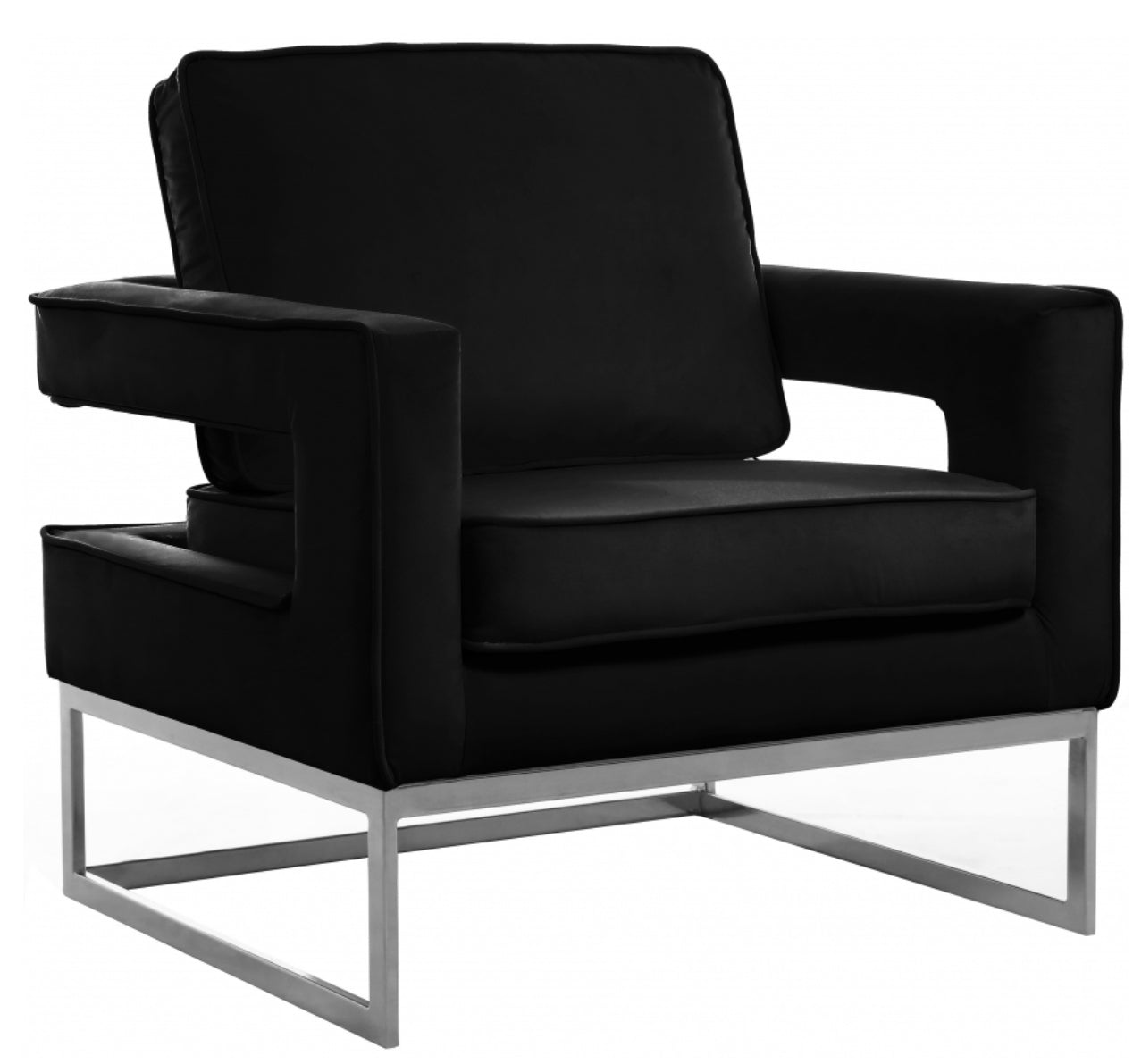 Revana Velvet Accent Chair