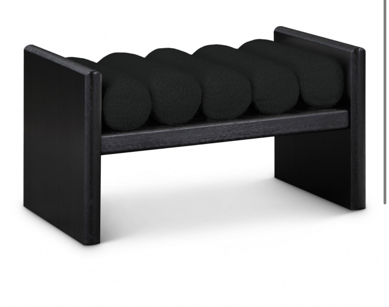 Fairy Tale Boucle Fabric Bench