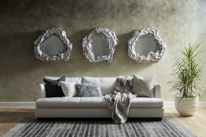 Rock Pond Mirror Silver Leaf