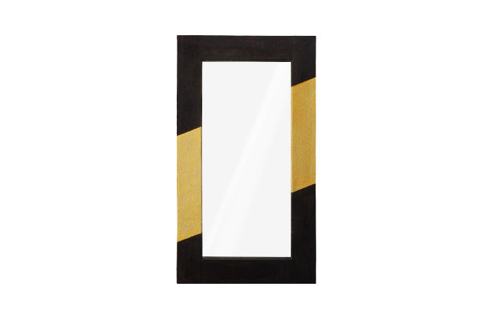 Scorched Mirror, Black and Gold