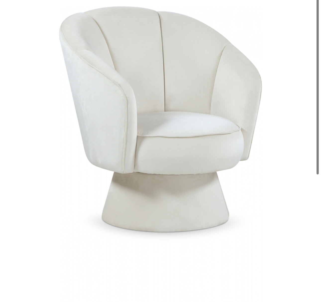 Burberry Velvet Accent Chair