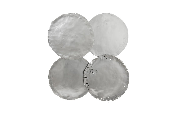 Silver Cast Oil Drum Wall Discs