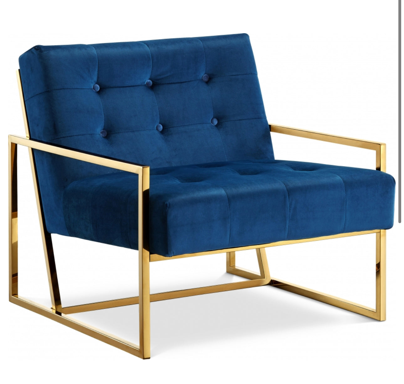 Houston Velvet Accent Chair