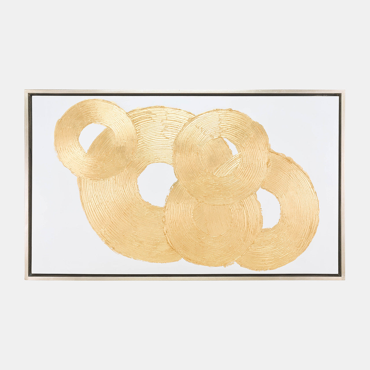 Hand Painted Gold Leaf Circle Sequence