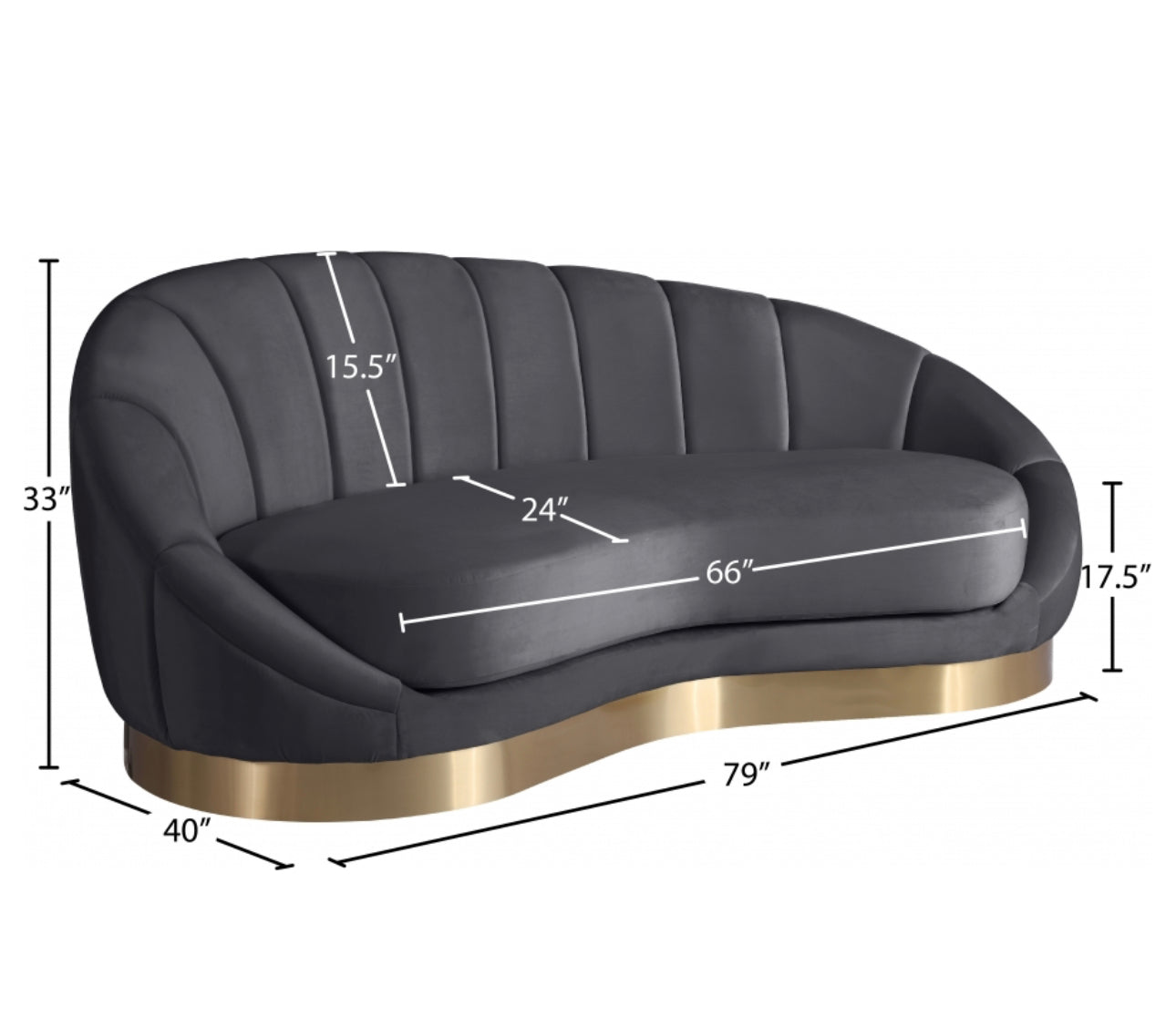 Luxury Jazz Velvet Chaise