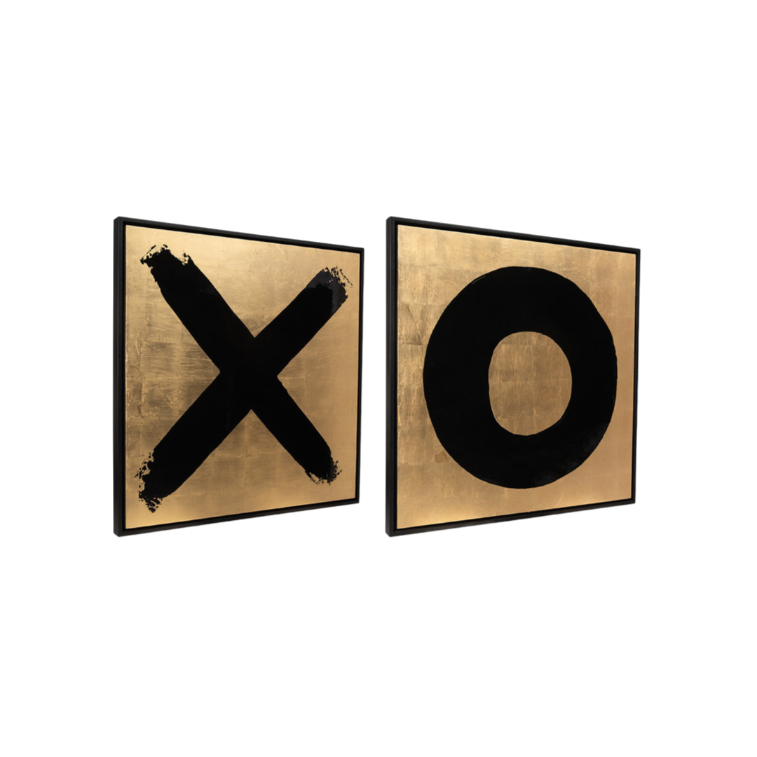 Hand Painted X And O Frames