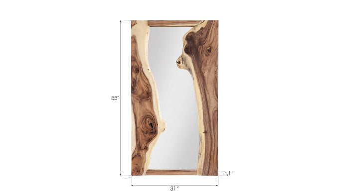 River Chamcha Wood Mirror
