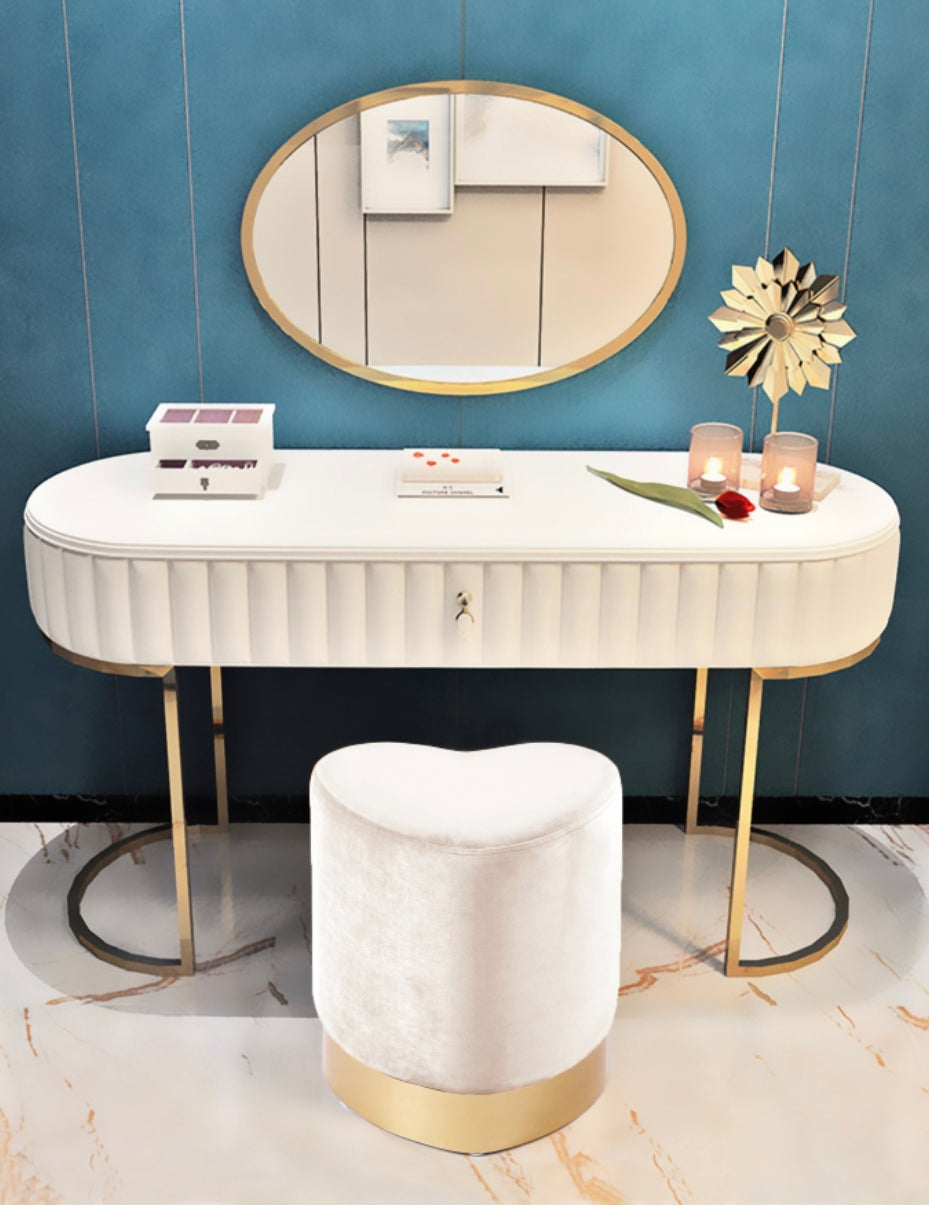 In Love Velvet Ottoman | Stool