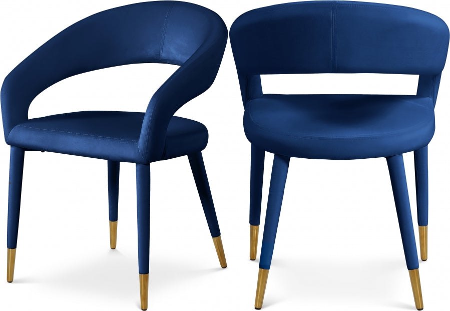 Lux Velvet Dining Chair Set of 2