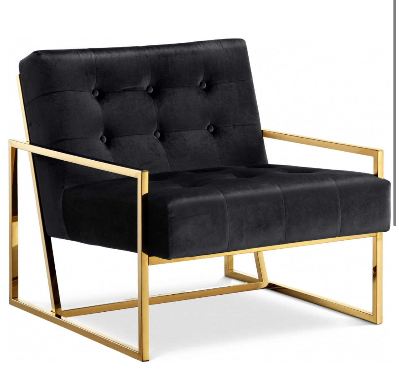 Houston Velvet Accent Chair