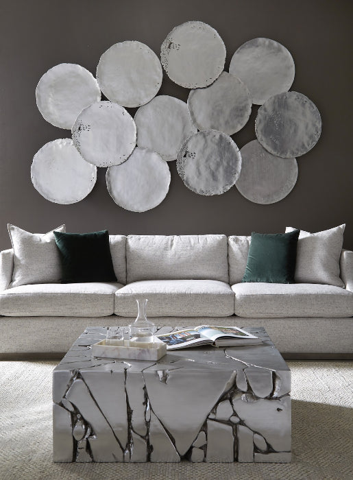 Silver Cast Oil Drum Wall Discs