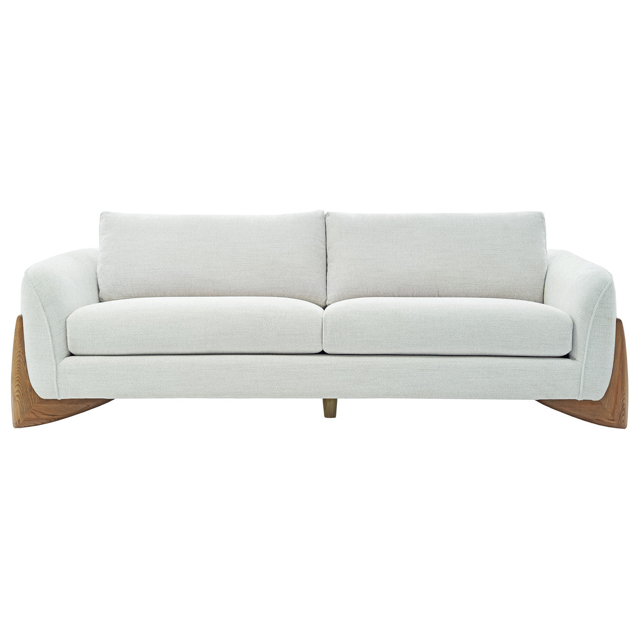 3-Seat Sofa W/ Wood Accent