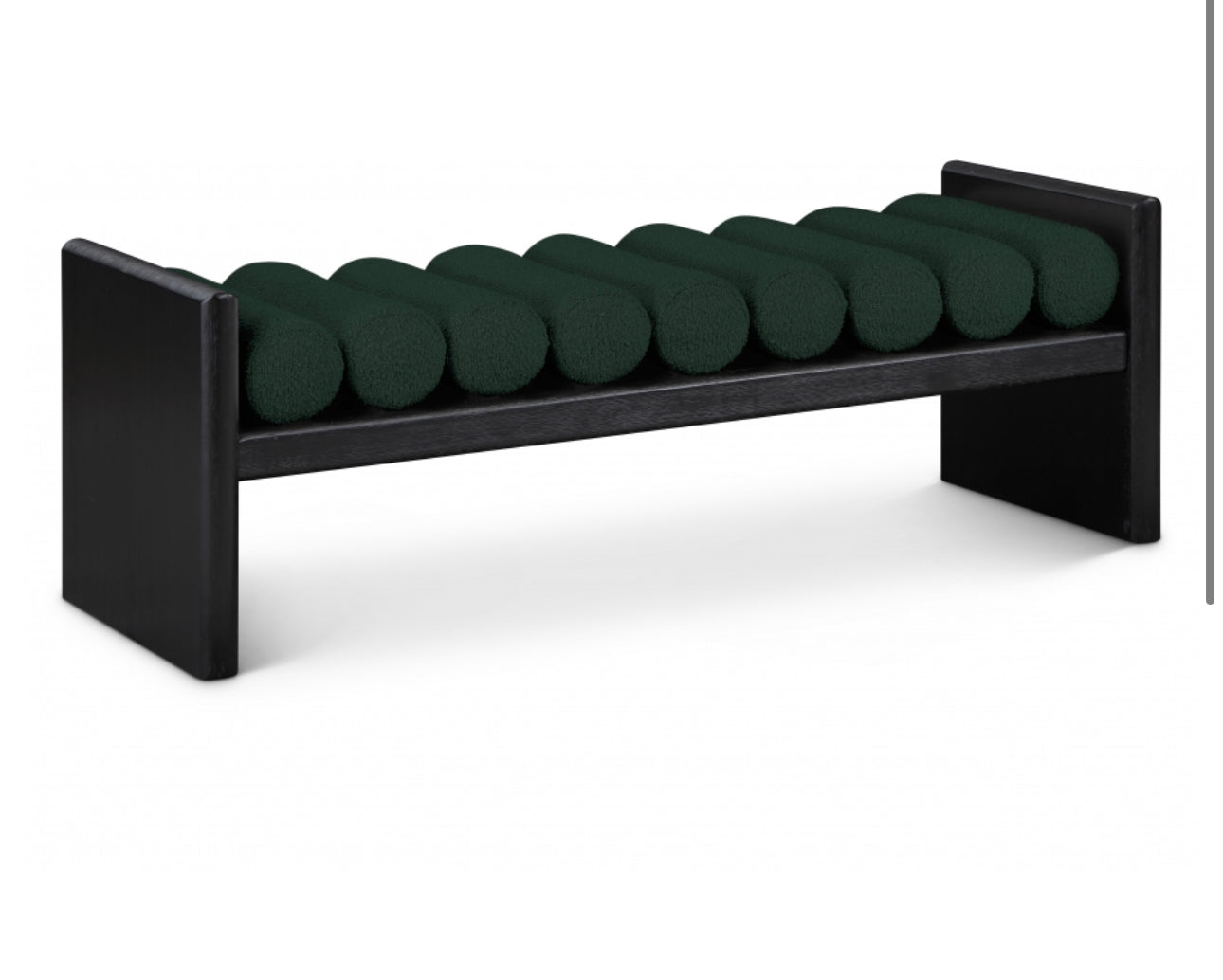 Fairy Tale Boucle Fabric Bench