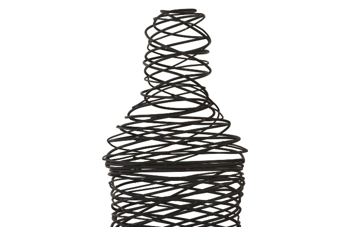 Large Abstract Wire Man Floor Sculpture