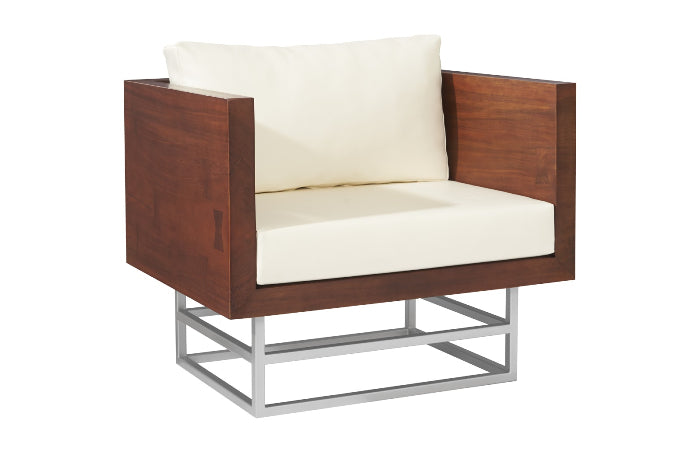 Ladder Club Chair Suar Wood