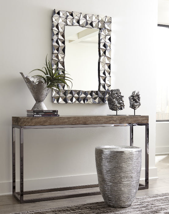 Divot Mirror Stainless Steel