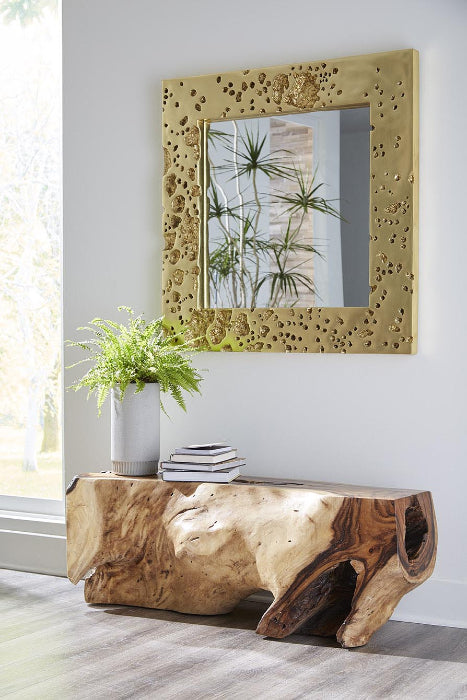Splotch Gold Mirror