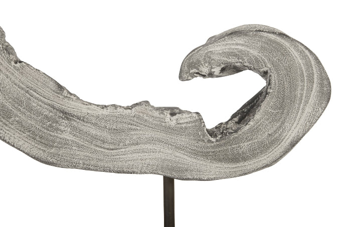Creature Sculpture on Stand Gray Stone