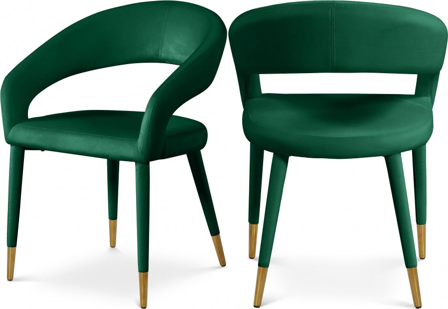 Lux Velvet Dining Chair Set of 2