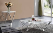 Luxury Beverly Chrome Coffee table