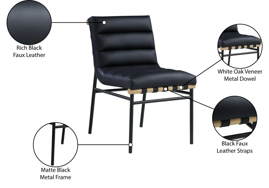 Dooney Faux Leather Dining Chair