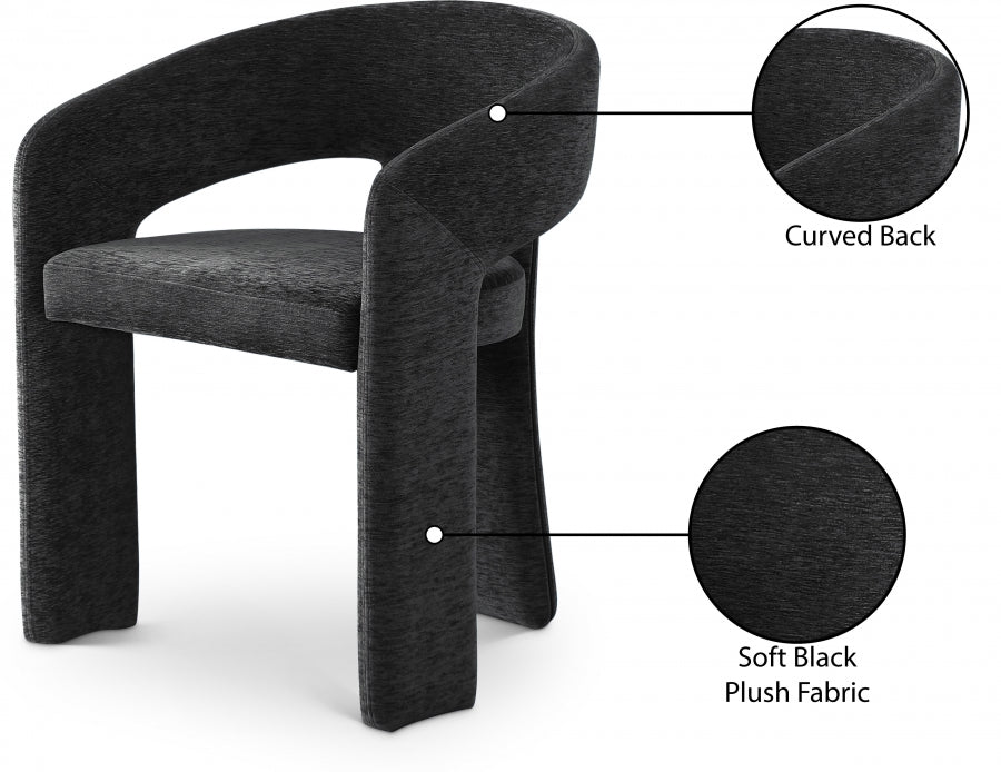 Lux T-Back Fabric Dining Chair