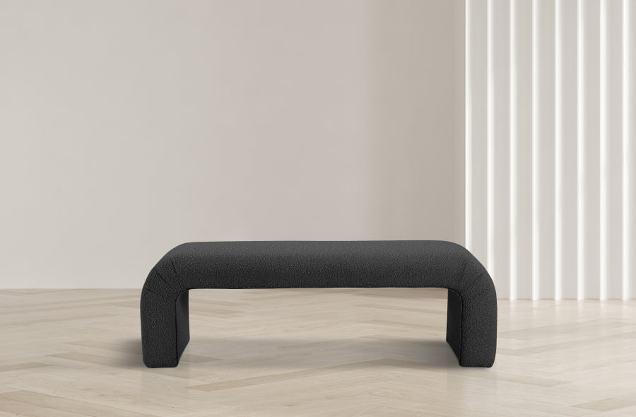 Curvy Fabric Bench