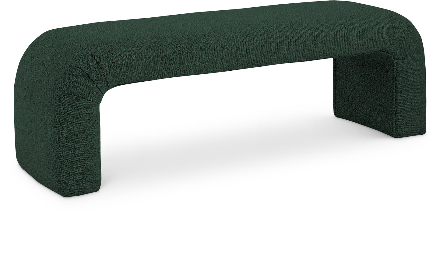 Curvy Fabric Bench