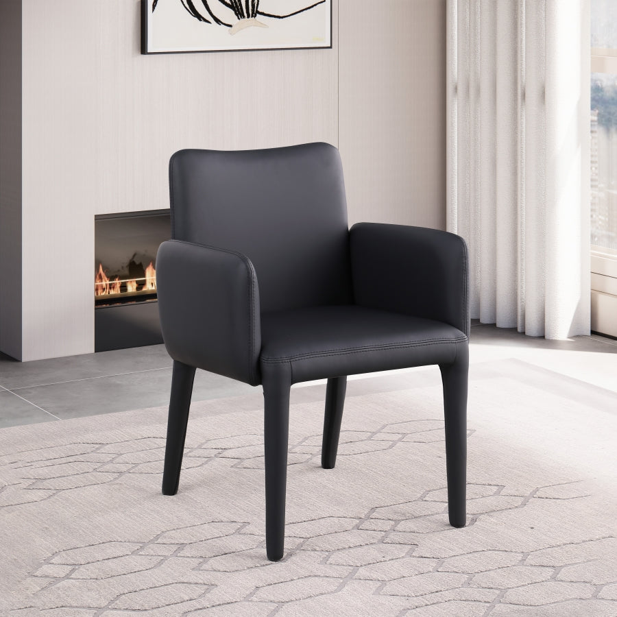 Lux Spade Leather Dining Chair / Accent Chair