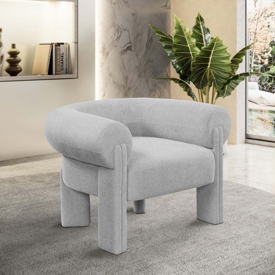 Lux Stefanie Fabric Accent Chair