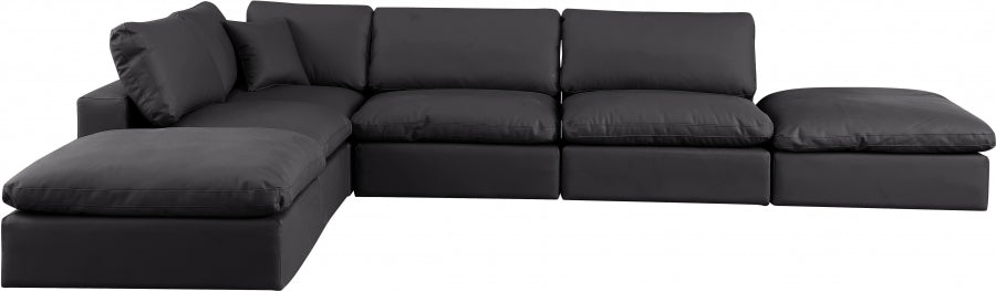 Modular Faux Leather Sectional