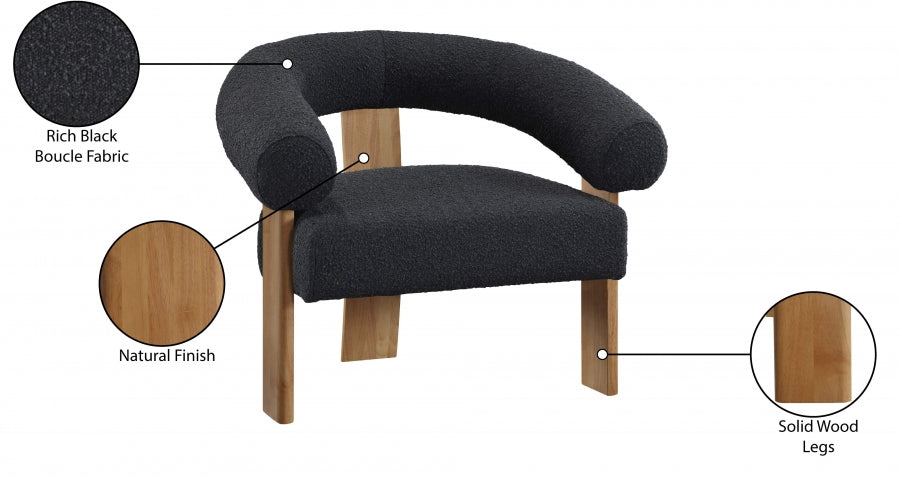 William Fabric Accent Chair