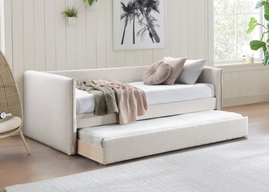 Linen Textured Fabric Twin Daybed