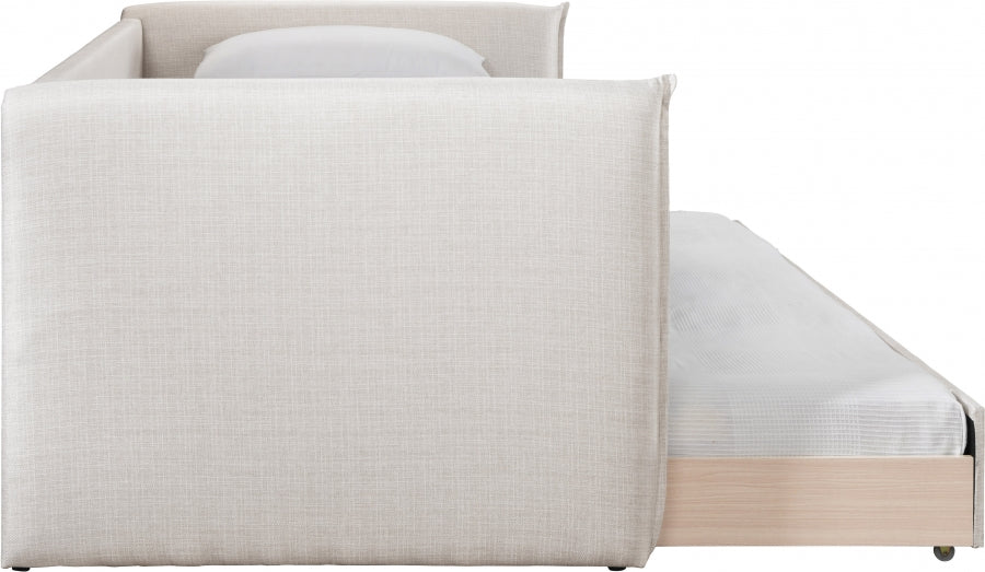 Linen Textured Fabric Twin Daybed