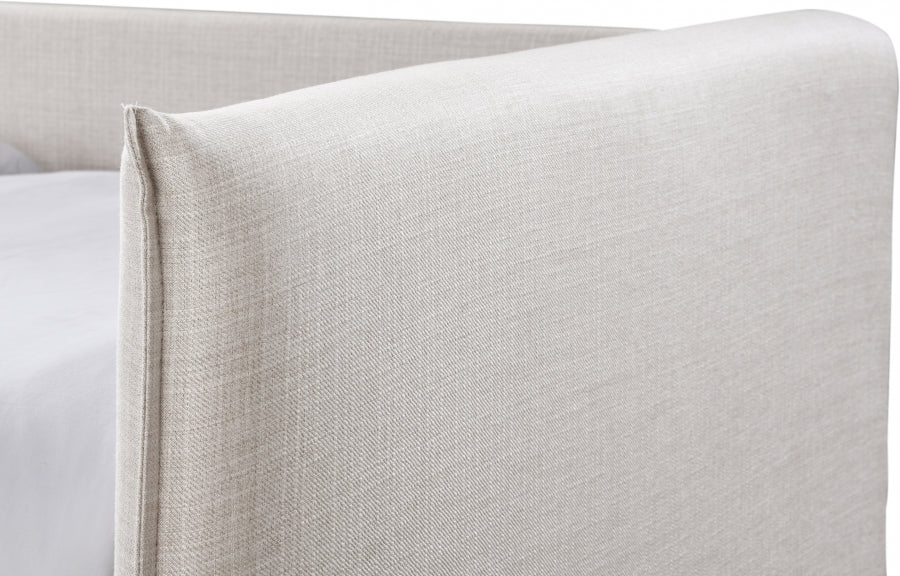 Linen Textured Fabric Twin Daybed
