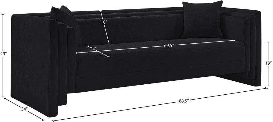 Chenille Fabric Sofa