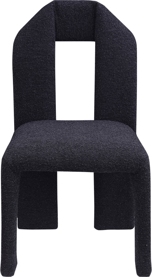 Boucle Fabric Dining Chair