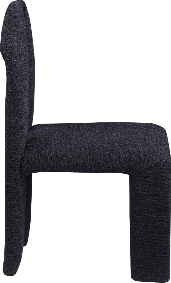 Boucle Fabric Dining Chair