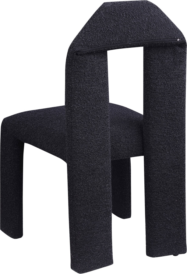 Boucle Fabric Dining Chair